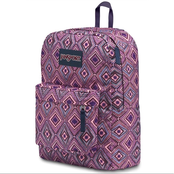 Jansport Superbreak Diamond Tribe Backpack NWT - Picture 2 of 4